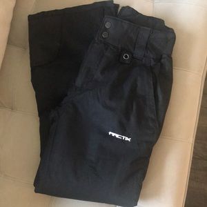 Arctix insulated snow pants and goggles